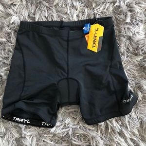 New Trayl cycling bike padded shorts women’s M NWT